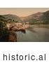 Historical Photochrom of Eide Hardanger, Norway by JVPD
