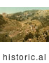 Historical Photochrom of Klosterli, Rigi, Switzerland by JVPD