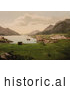 Historical Photochrom of Raftsund, Norway by JVPD