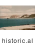 Historical Photochrom of the Danskerne, Spitzbergen, Norway by JVPD