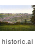 Historical Photochrom of the Village of Torrington Devon England UK by JVPD