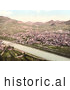 Historical Photochrom of Trient, Tyrol, Austria by Picsburg