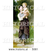 July 16th, 2013: Historical Illustration of a Girl Holding Her Brother, Brother and Sister by William-Adolphe Bouguereau by Al