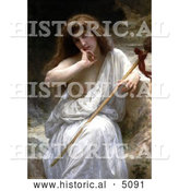July 16th, 2013: Historical Illustration of a Nude Woman Draped in a Cloth, Mailice by William-Adolphe Bouguereau by Al
