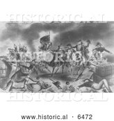 Historical Illustration of the Battle of New Orleans 1814 by Al