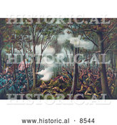 Historical Illustration of the Battle of Tippecanoe, Tecumseh’s War, 1811 by Al