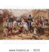 July 19th, 2013: Historical Illustration of the First Thanksgiving by Al