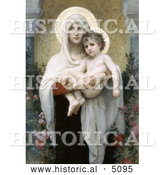 July 16th, 2013: Historical Illustration of the Madonna of the Roses by William-Adolphe Bouguereau by Al