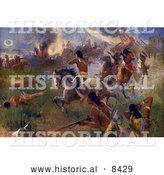 Historical Illustration: Siege of New Ulm 1862 by Al