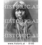 September 20th, 2013: Historical Image of a Native American Indian Mosa, Mohave Boy 1903 - Black and White by Al
