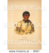 Historical Image of Chippewa Chief Pee-Che-Kir 1843 by Al