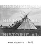 Historical Image of Joseph Dead Feast Lodge 1905 - Black and White by Al