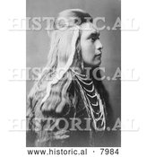Historical Image of Sawyer, a Nez Perce Native American Indian 1905 - Black and White by Al