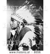 September 25th, 2013: Historical Image of Sego, Shoshone Native American Indian 1899 - Black and White by Al