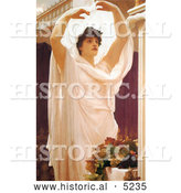 July 19th, 2013: Historical Painting of a Beautiful Woman in the Sunlight, Invocation by Frederic Lord Leighton by Al