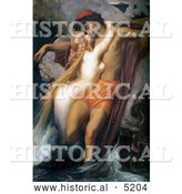 July 17th, 2013: Historical Painting of a Mermaid Kissing a Man, the Fisherman and the Syren by Frederic Lord Leighton by Al