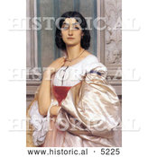 Historical Painting of a Roman Woman, La Nanna by Frederic Lord Leighton by Al