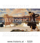 Historical Painting of Greek Girls Playing at Ball by Frederic Lord Leighton by Al
