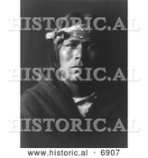 December 13th, 2013: Historical Photo of Acoma Indian Man 1904 - Black and White by Al
