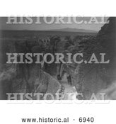 December 13th, 2013: Historical Photo of Acoma Indian Trail 1905 - Black and White by Al