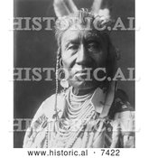 December 13th, 2013: Historical Photo of Apsaroke Indian Called Fish Shows 1908 - Black and White by Al