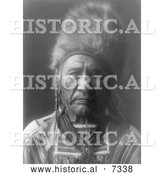 December 13th, 2013: Historical Photo of Apsaroke Man by the Name of Old Dog 1908 - Black and White by Al