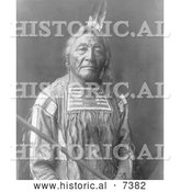 December 13th, 2013: Historical Photo of Apsaroke Native American Indian Man Named Sitting Elk 1908 - Black and White by Al