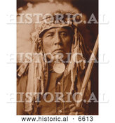 December 14th, 2013: Historical Photo of Apsaroke Native American Man Called Curley 1905 - Sepia by Al