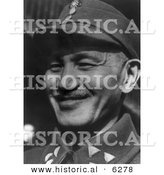 Historical Photo of Chiang Kai-Shek Smiling, 1945 - Black and White Version by Al