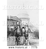 November 2nd, 2013: Historical Photo of Chiefs at the US Capitol 1927 - Black and White by Al
