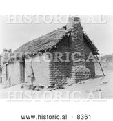September 7th, 2013: Historical Photo of Cupeno House 1924 - Black and White by Al