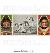 December 28th, 2013: Historical Photo of George Stovall and James Austin - St. Louis Browns - Vintage Baseball Card by Al