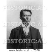 December 13th, 2013: Historical Photo of Gov Bigheart, an Osange Indian 1906 - Black and White by Al