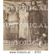 December 20th, 2013: Historical Photo of Group of Colville Indians 1860 - Sepia by Al