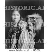September 7th, 2013: Historical Photo of Inuit Mother 1912 - Black and White by Al