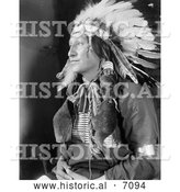 December 13th, 2013: Historical Photo of Joe Black Fox, Sioux 1900 - Black and White by Al