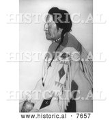 November 24th, 2013: Historical Photo of John Two-Gun White Calf, Blackfoot Indian Chief 1921 - Black and White by Al