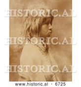 December 18th, 2013: Historical Photo of Judith, a Mohave Woman 1903 - Sepia by Al