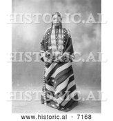 December 13th, 2013: Historical Photo of Lucy Red Cloud, Sioux Indian 1899 - Black and White by Al