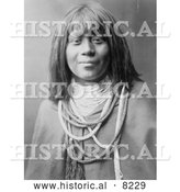 Historical Photo of Mis Se Pah, Mohave Woman 1903 - Black and White by Al