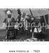 Historical Photo of Mnainak, a Yakima Chief Indian 1910 - Black and White by Al