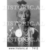 December 13th, 2013: Historical Photo of Native American Man Called Medicine Crow 1908 - Black and White by Al