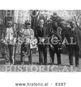 Historical Photo of Osage Indians - Black and White Version by Al