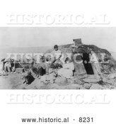 September 14th, 2013: Historical Photo of Paiute Indian Family 1906 - Black and White by Al