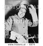 December 13th, 2013: Historical Photo of Petrina Moore, Cherokee Indian Woman 1943 - Black and White by Al