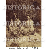 December 21st, 2013: Historical Photo of Sai’-ar and Family 1874 - Sepia by Al