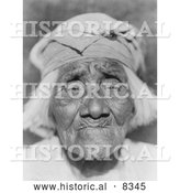 Historical Photo of Santa Ysabel Woman 1924 - Black and White by Al