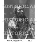 December 13th, 2013: Historical Photo of Shot in the Eye, Sioux Man 1899 - Black and White by Al