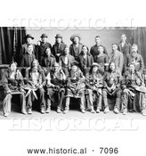 December 13th, 2013: Historical Photo of Sioux Indian Delegation 1891 - Black and White by Al