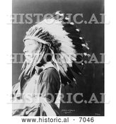 December 13th, 2013: Historical Photo of Sioux Indian Named Afraid of Eagle 1898 - Black and White by Al